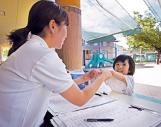 朝の健診